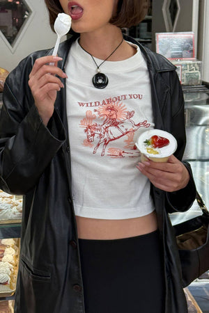 Wild About You Cowboy Cropped Western Graphic Tee