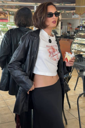 Wild About You Cowboy Cropped Western Graphic Tee